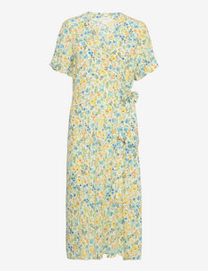 Dress Tuva bell sleeves and bu - summer dresses - yellow