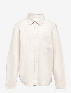 Shirt linen cotton - skjortor - white
