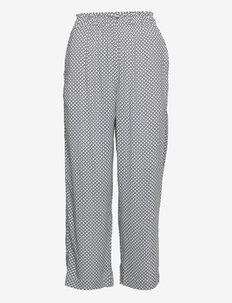 Trousers Bella cropped - broeken met rechte pijp - white