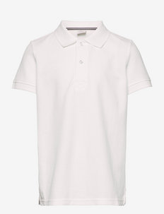 T shirt pique polo - polos à manches courtes - white