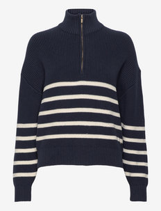 Sweater Lulu with zipper - golfy - blue