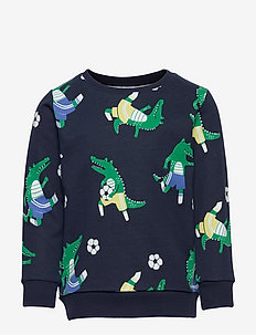 Sweater AOP crocodile - džemperiai - blue