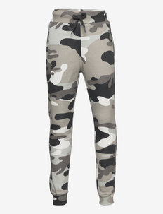 Trousers regular joggers camo - sweatpants - grey