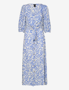 Dress Lisette aop - summer dresses - blue