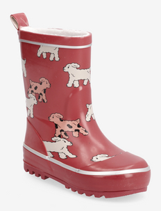 Rubber boots - gumijas puszābaki bez siltās oderes - dusty pink