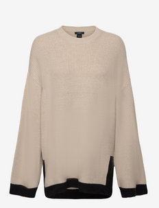 Knitted Sweater Sirocco - tröjor - beige