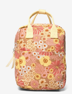 Backpack canvas Mini Me - skolesekker - coral