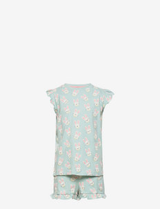 Pajamas SG aop rabbit - sets - turquoise