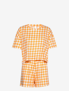 Pyjama shortsset harlequin - pyjamas - orange