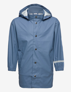Raincoat schoolkids - lined rainwear - blue
