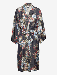Kimono satin - kimonot - navy