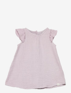 Dress frill sleeve woven - baby-kjoler med korte ermer - lilac