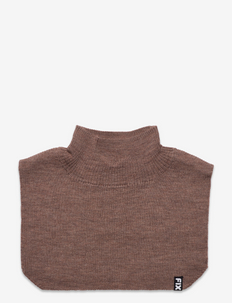 Turtleneck collar FIX wool - halsvärmare - brown melange