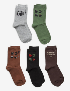 Socks 5p BB Gaming - socks & underwear - brown