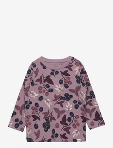 Set top leggings blackberries - zestawy z koszulką z długim rękawem - light dusty lilac