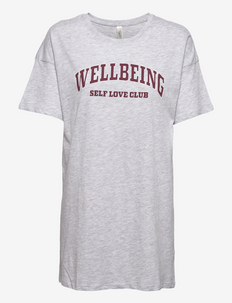Big Tee Wellbeing - nachthemden - light grey melange