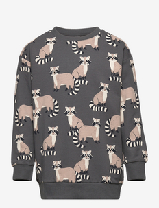 Sweatshirt Raccoon x long fit - džemperiai - dark dusty grey
