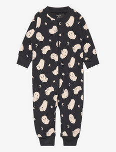 Pyjamas Ghost - sleeping overalls - off black