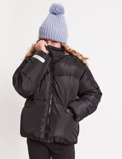 dex women's hooded puffer jacket