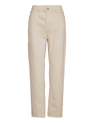 Lindex Trouser Betty Denim Ecru - Straight jeans | Boozt.com