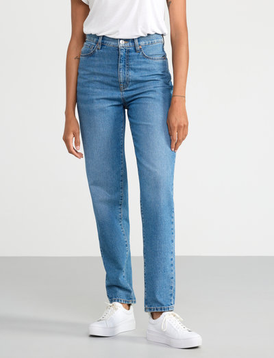 Lindex Trouser Denim Pam Retro Blue - Straight jeans | Boozt.com