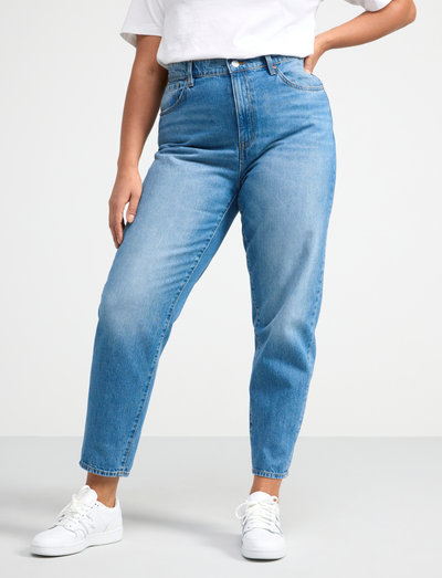 Lindex Trouser Denim Pam Mid Blue - Straight jeans - Boozt.com