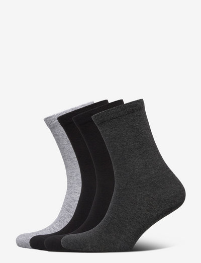 4 pack Sock plain - vanliga strumpor - grey