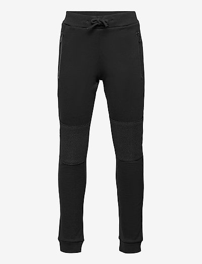 Trousers w mesh - sporta bikses - black