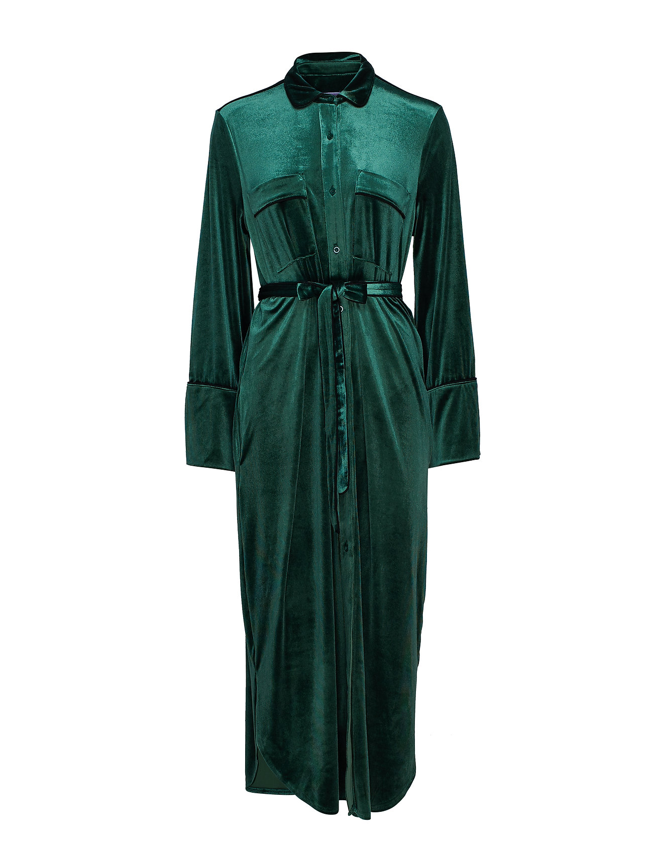 Astri Velvet Maxi Dress Galajurk Groen Line Of Oslo line of oslo kopen in de aanbieding