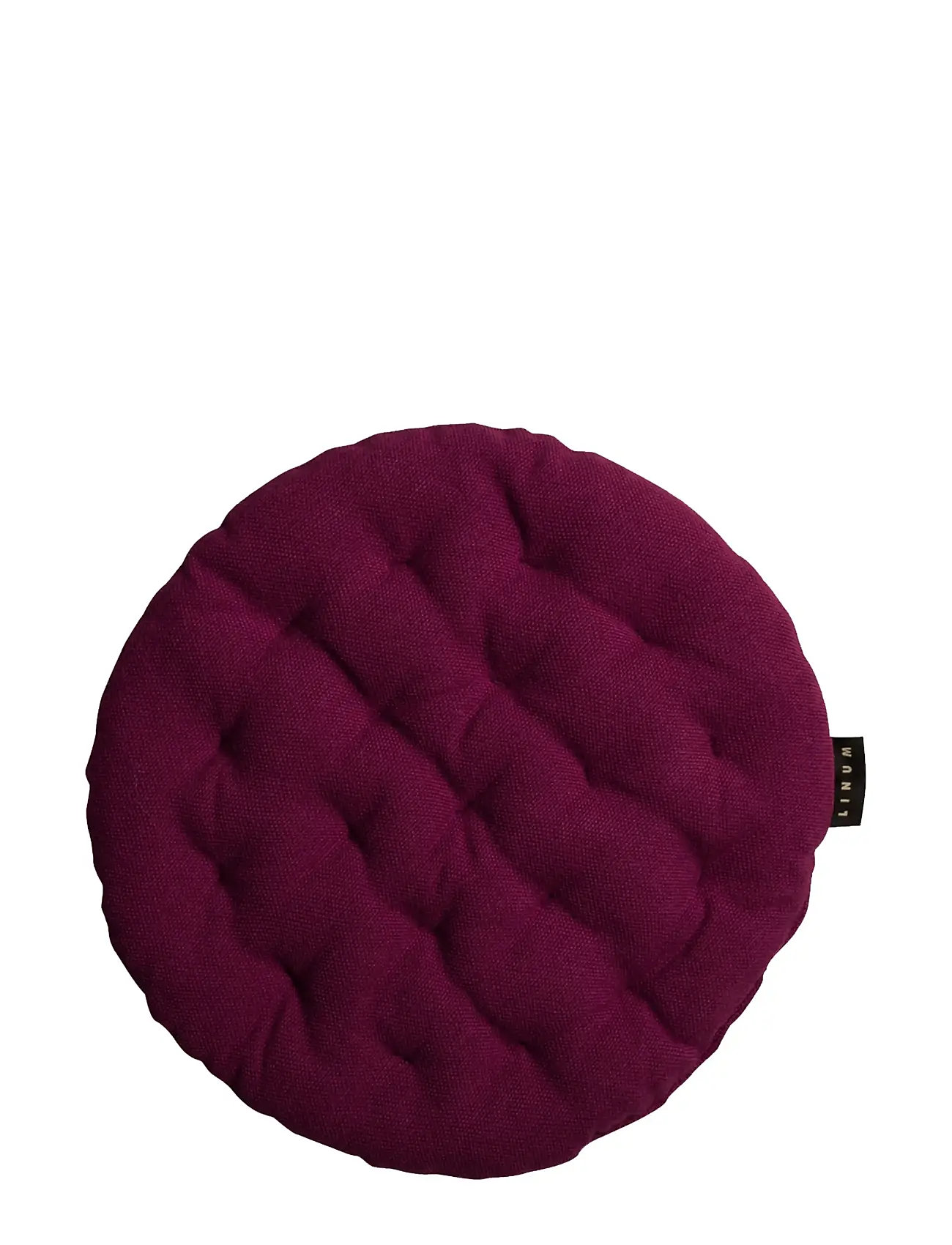 LINUM Pepper Seat Cushion, Ø 37 cm, Burgundy, Tekstiler > Sædepuder, Unisex