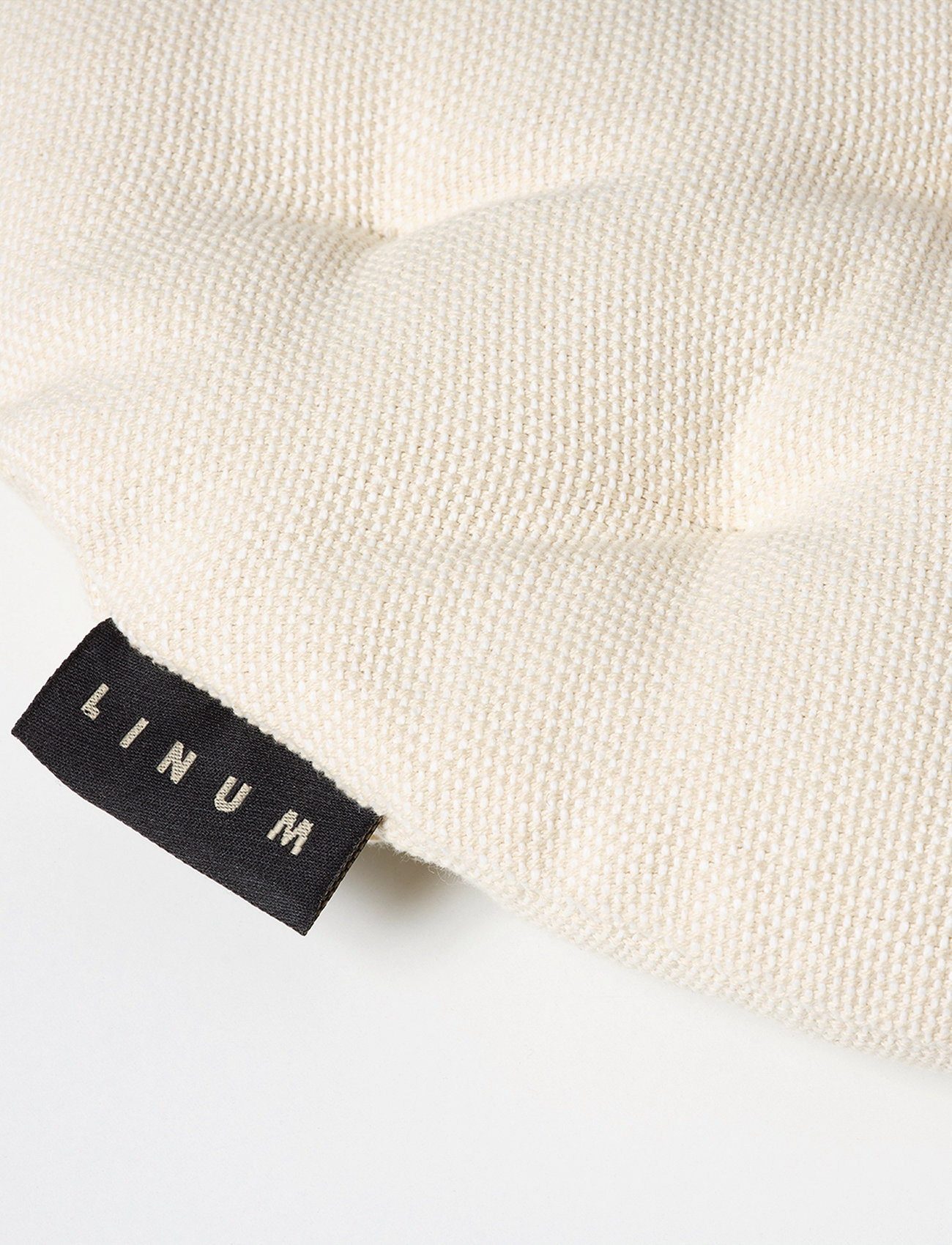 LINUM Pepper Seat Cushion, Ø 37 cm, Cream, Tekstiler > Sædepuder, Unisex