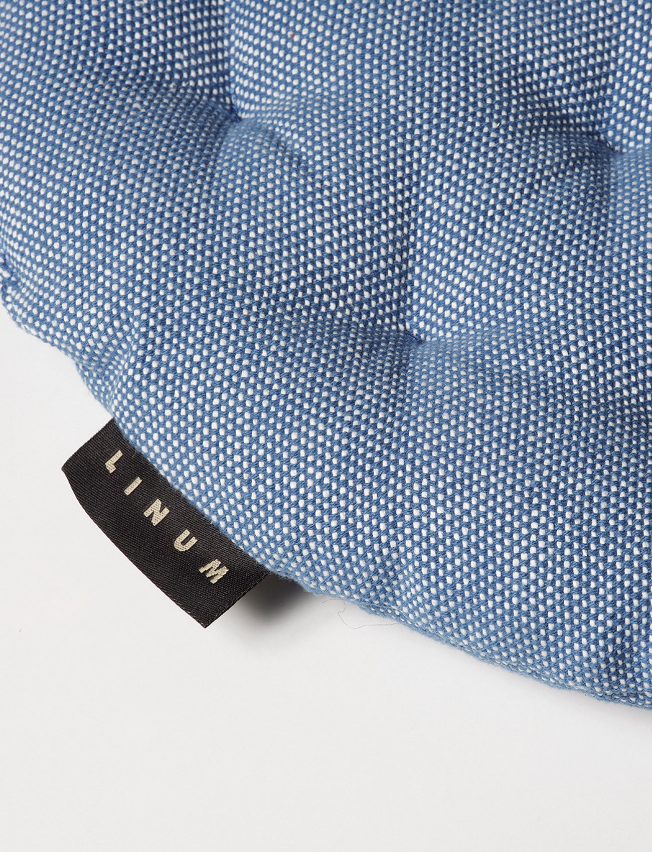 LINUM Pepper Seat Cushion, Ø 37 cm, Blue, Tekstiler > Sædepuder, Unisex
