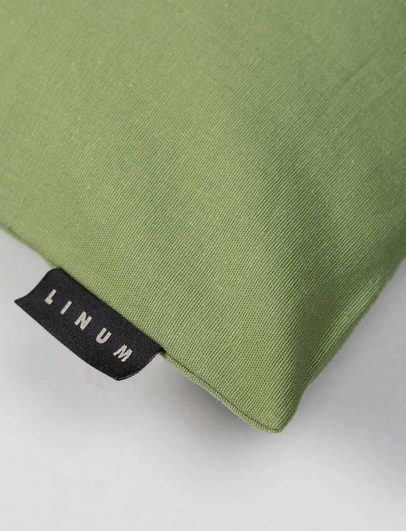 LINUM Annabell Cushion Cover, 40X40 cm, Green, Puder & Tæpper > Pudebetræk, Unisex
