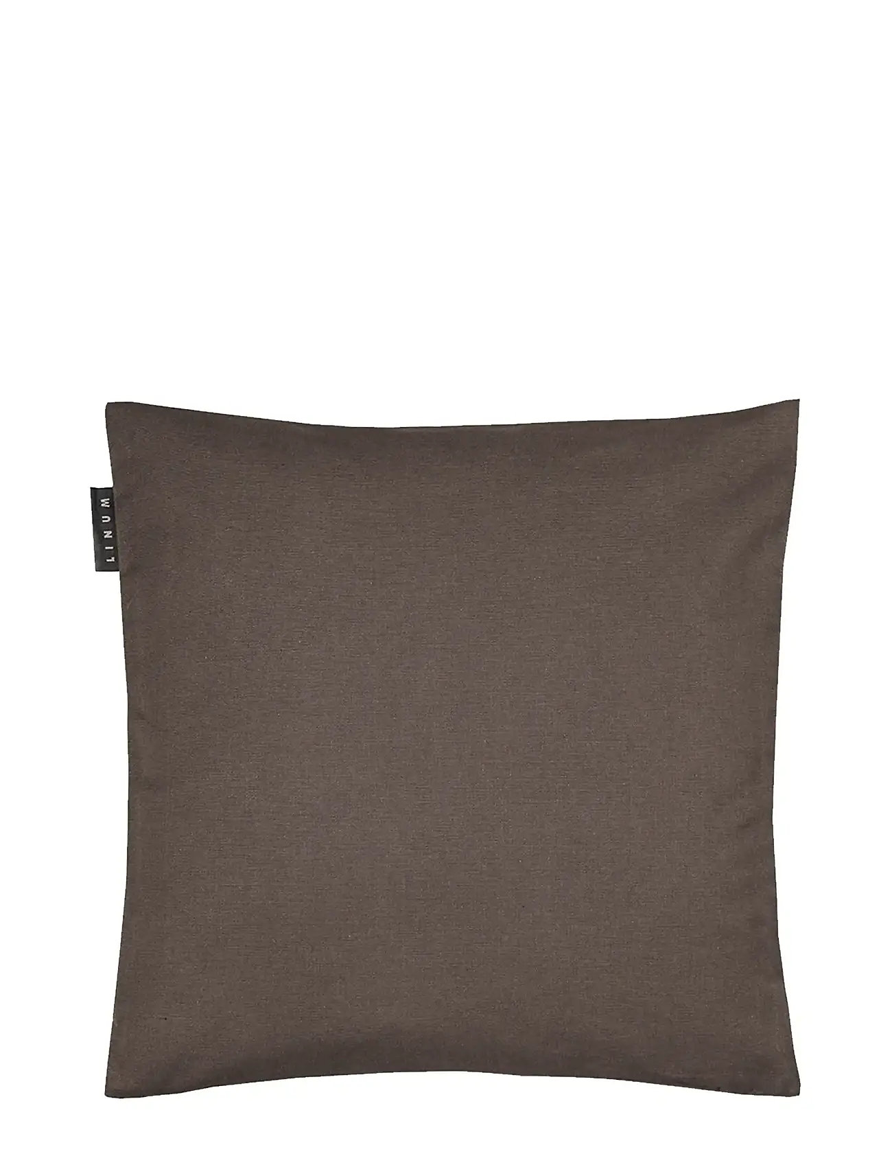 LINUM Annabell Cushion Cover, 40X40 cm, Brown, Puder & Tæpper > Pudebetræk, Unisex