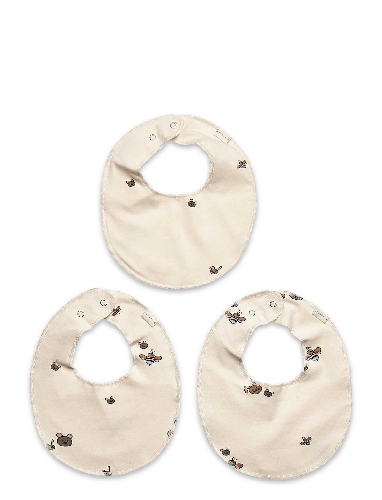 Bib 3-Pack Cotton Patterned Little B