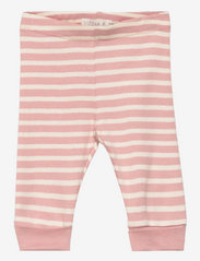 Little B - Leggings cotton - leggings - vintage soft powder stripe - 1