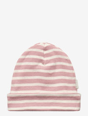 Little B - Baby hat cotton - czapeczki dla niemowląt - vintage soft powder stripe - 0