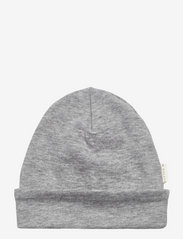 Baby hat cotton - LIGHT GREY MELANGE