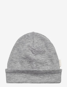 Baby hat cotton - czapeczki dla niemowląt - light grey melange