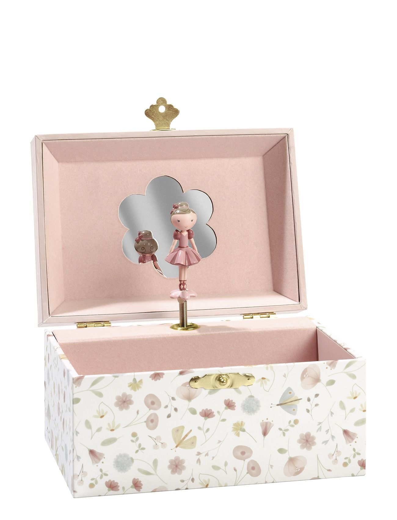 Little Dutch - Rosa Smykkeskrin Med Musik Accessories Kids Jewellery Jewellery Boxes Pink Little Dutch
