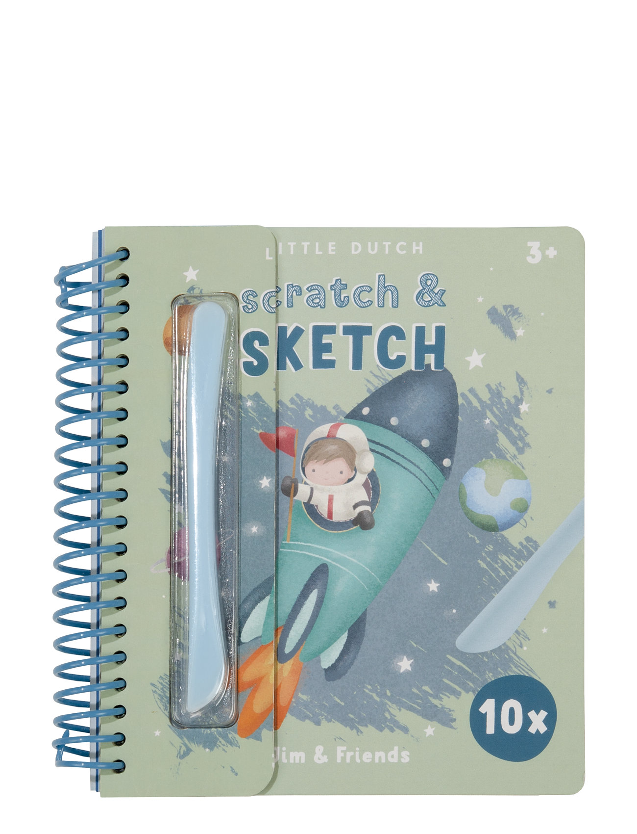 Little Dutch - Skrabebog Jim & Friends Toys Creativity Drawing & Crafts Drawing Coloring & Craft Books Multi/patterned Little Dutch