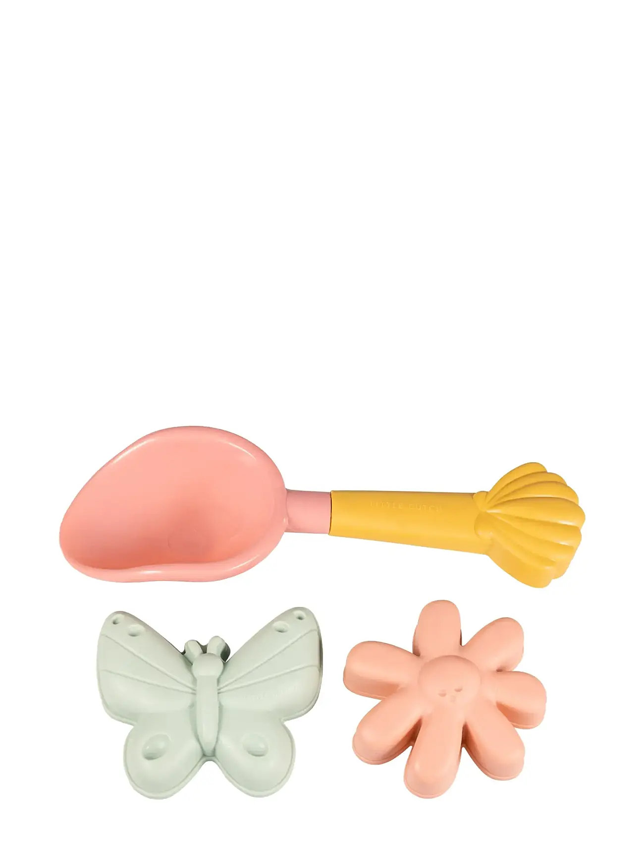 Little Dutch Beach Set 3 Pcs Flowers & Butterflies Toys Outdoor Toys Sand Toys Multi/patterned Little Dutch