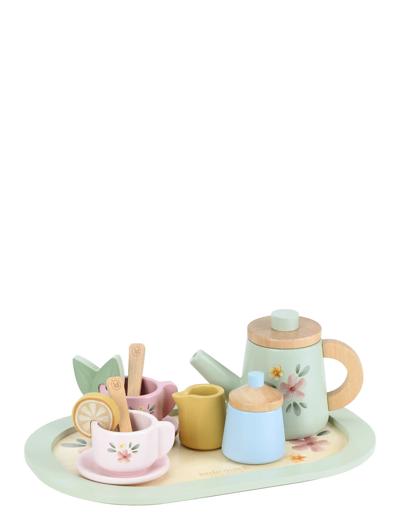 Little Dutch Little Dutch - Tea Set Fsc, One Size, Multi/patterned, Legetøjskøkken Og Tilbehør > Kaffe- Og Tesæt, Børn