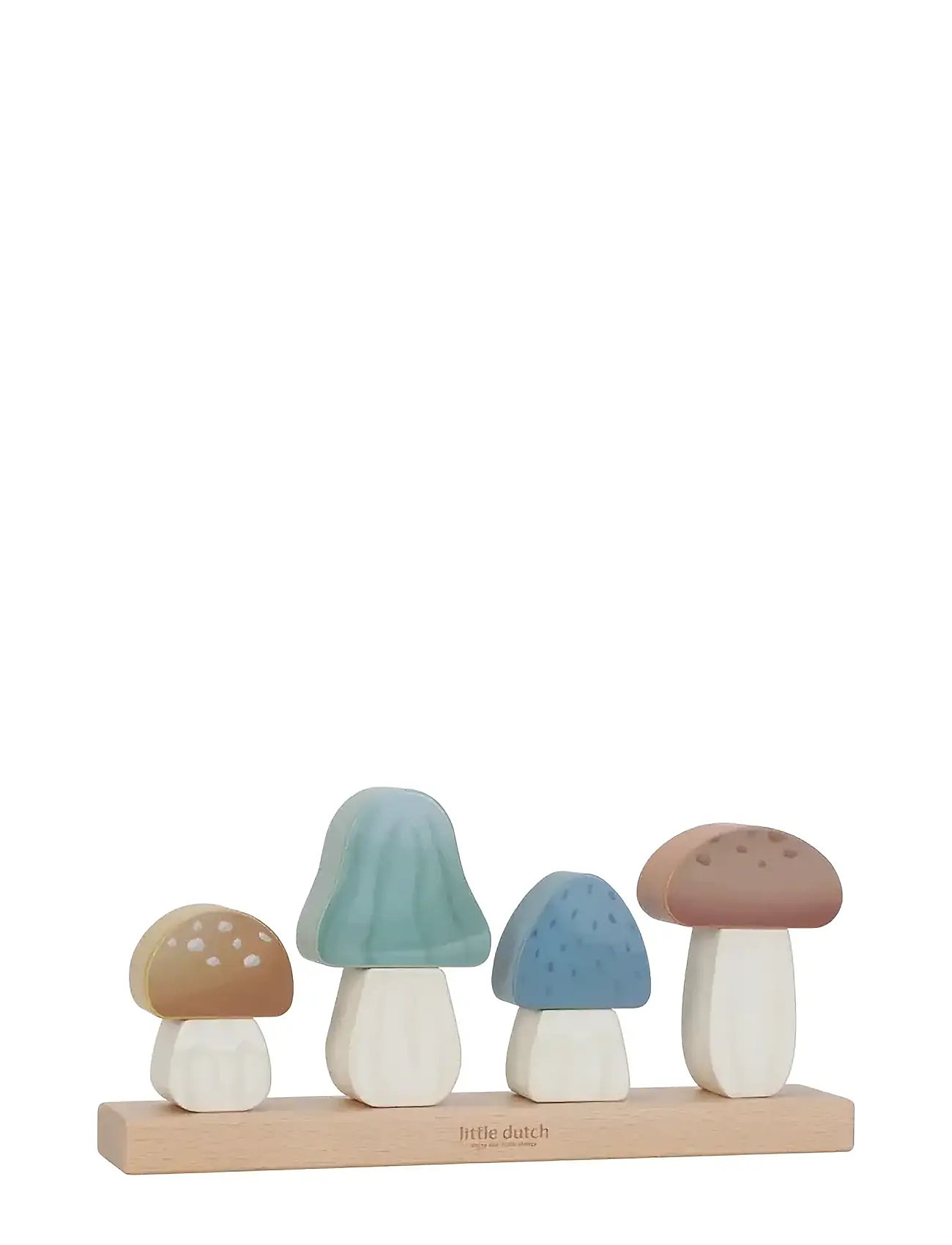 Little Dutch Stacking Puzzle Mushrooms - Forest Friends Fsc Toys Puzzles And Games Puzzles Wooden Puzzles Multi/patterned Little Dutch