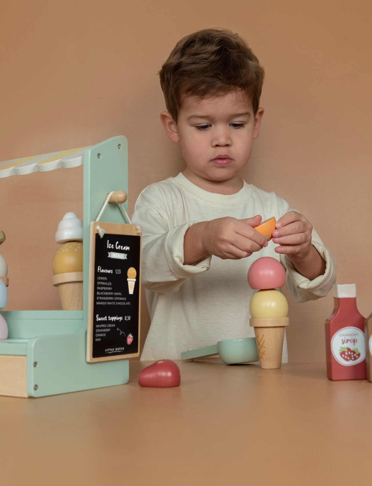 Little Dutch Little Dutch Ice Creame Shop Fsc, One Size, Multi/patterned, Legetøjskøkken Og Tilbehør > Legetøjsmad Og -Kager, Børn