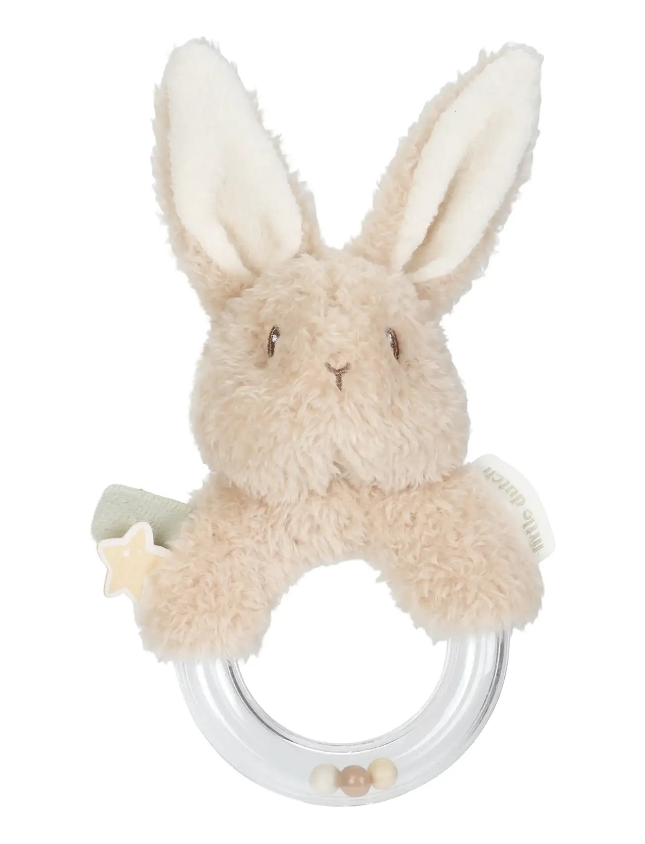 Little Dutch Little Dutch - Ringrattle Grs Newborn, One Size, Beige, Baby Legetøj > Rattles, Børn