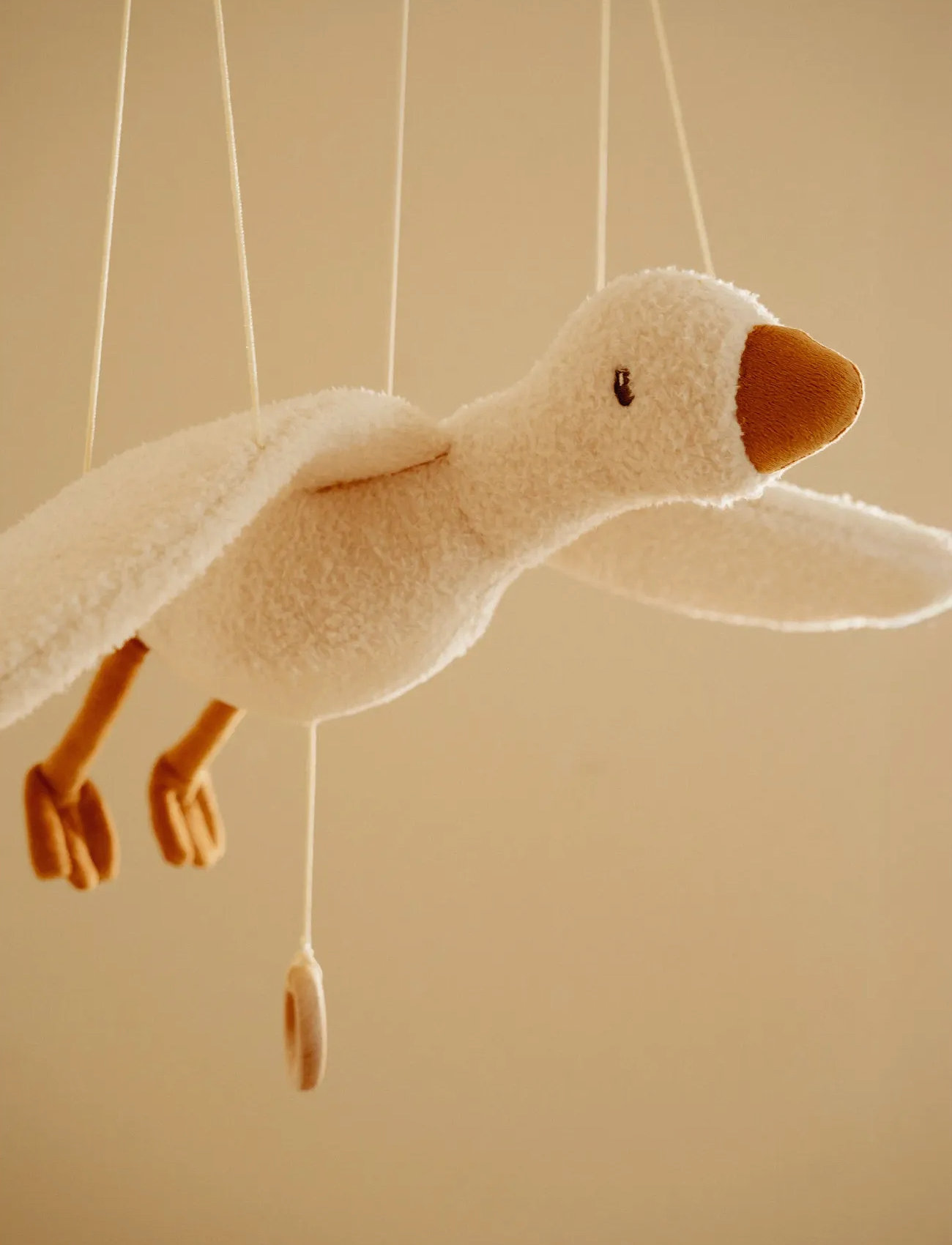 Little Dutch Little Dutch - Flying Goose - Decoration Grs Newborn, One Size, White, Babysøvn > Babymobiler, Børn