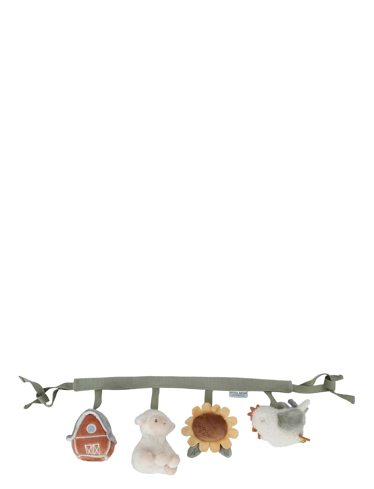 Little Dutch Little Dutch - Barnevognskæde - Little Farm, One Size 14 cm, Green, Babysøvn > Babymobiler, Børn