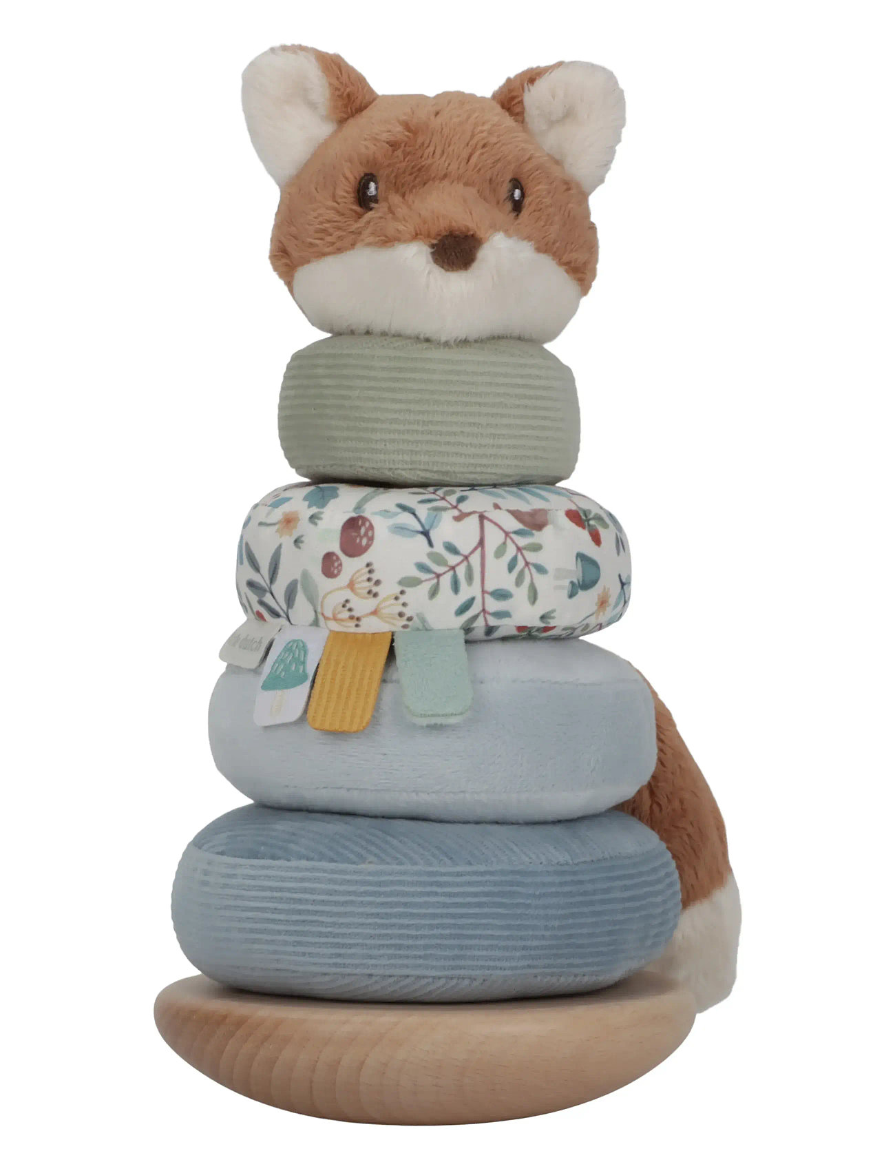 Little Dutch Little Dutch Rocking Ring Stacker - Forest Friends Fsc, One Size, Blue, Educational Legetøj > Stackable Blocks, Børn
