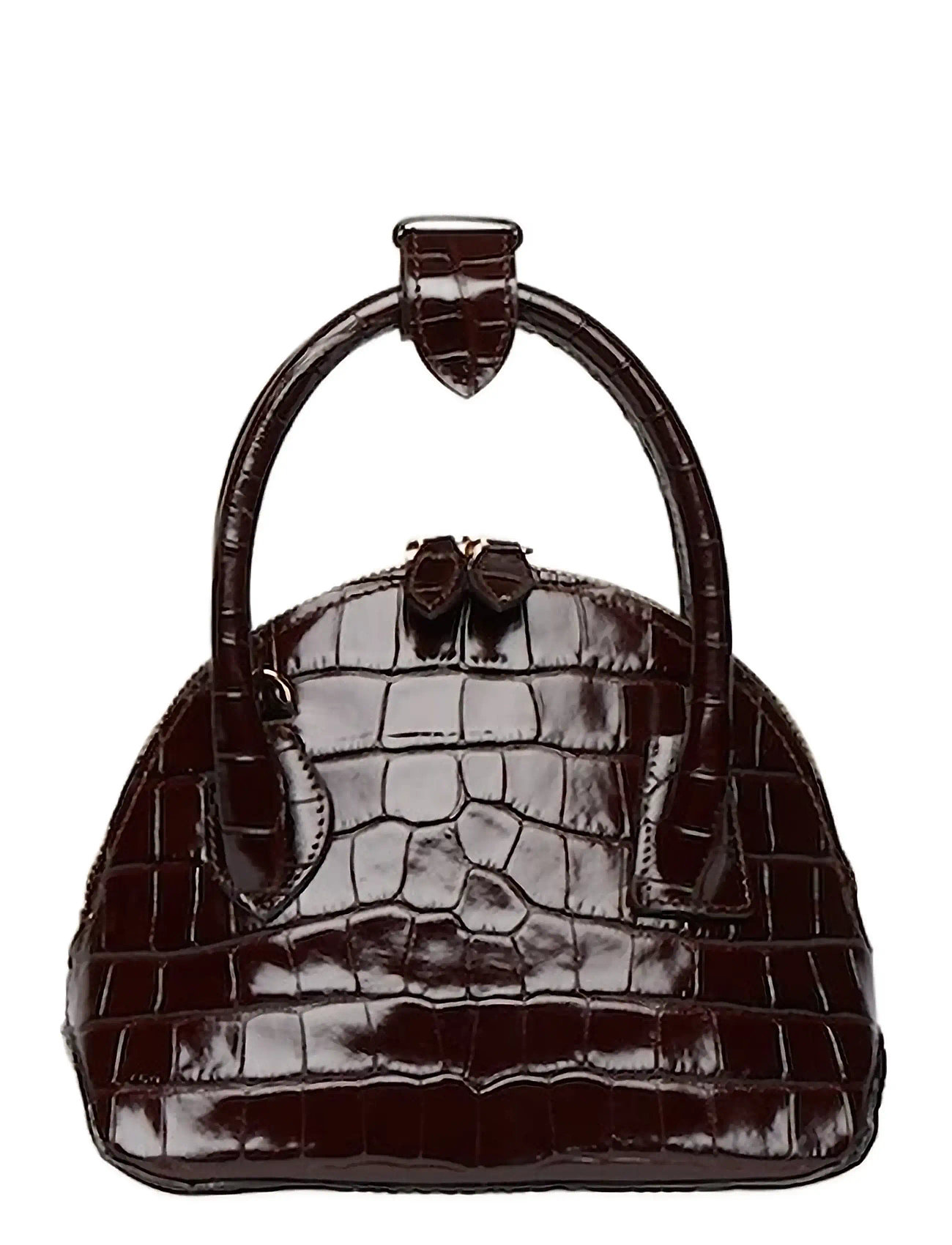 Liffner Mini Dome Bag, One Size, Brown, Tasker > Tasker Med Tophåndtag, Dame